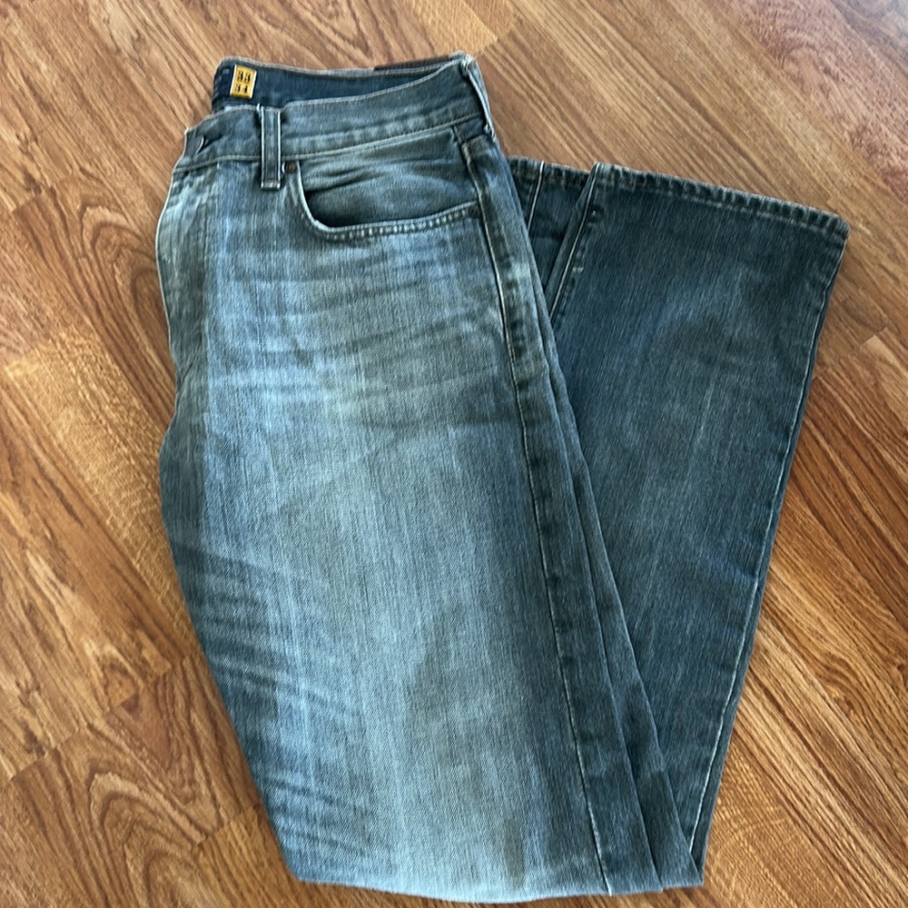 J.Crew Jeans Men's 33x34 Grey Style 770 Straight Slim Fit Japanese Denim